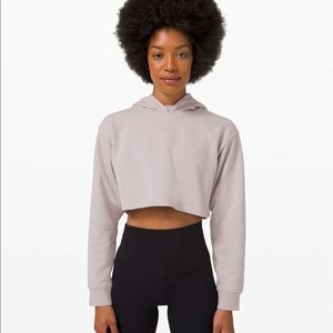 Lululemon Lilac Cropped Hoodie
